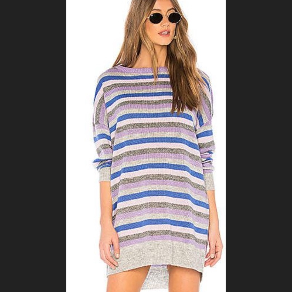 Tularosa Striped Sweater Dress - Size S